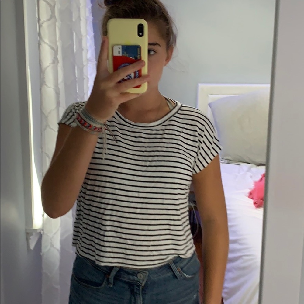 Stripped Forever 21 T-shirt